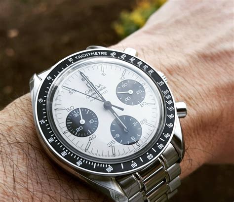 omega speedmaster panda dial for sale|Omega Speedmaster automatic panda dial.